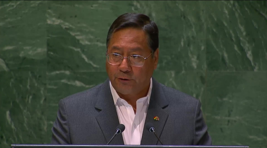 Bolivia President Luis Arce Speech at United Nations General Assembly